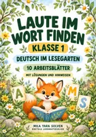 Vorschau - Arbeitsblätter - Laute im Wort finden Klasse 1 – Tierfreunde | Deutsch Klasse 1 | 10 Arbeitsblätter als PDF - Deckblatt
