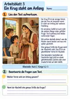 Vorschau - Arbeitsblätter - Elischa und das Öl der Witwe | Religion Klasse 4 Arbeitsblätter | Evangelische Religionslehre | 10 Arbeitsblätter als PDF - Seite 3