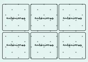 Vista previa - Juegos / Gamificación - Juego Memoria de Antónimos / Joc de Memòria d'Antònims - Solucionario - página 1