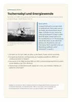Vorschau - Unterrichtsreihen - Tschernobyl und Energiewende – Politik Klasse 7–10 Gymnasium | mit Klassenarbeit - Seite 1