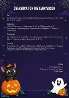 Vorschau - Arbeitsblätter - Halloween Escape Game Deutsch 3./4. Klasse – Adjektive, Groß-/Kleinschreibung, Morse-Code (blau) - Seite 2