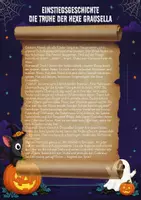 Vorschau - Arbeitsblätter - Halloween Escape Game Deutsch 3./4. Klasse – Adjektive, Groß-/Kleinschreibung, Morse-Code (blau) - Seite 3