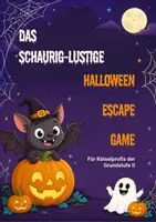 Vorschau - Arbeitsblätter - Halloween Escape Game Deutsch 3./4. Klasse – Adjektive, Groß-/Kleinschreibung, Morse-Code (blau) - Deckblatt