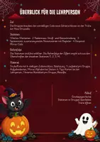 Vorschau - Arbeitsblätter - Halloween Escape Game BUNDLE Deutsch 3./4. Klasse – 3 Varianten: Nomen, Verben, Adjektive - Seite 2