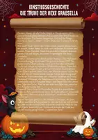 Vorschau - Arbeitsblätter - Halloween Escape Game BUNDLE Deutsch 3./4. Klasse – 3 Varianten: Nomen, Verben, Adjektive - Seite 3