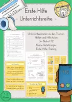 Vorschau - Stundenentwürfe - Erste Hilfe Unterrichtsreihe - Deckblatt
