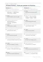 Vista previa - Hojas de trabajo - Fichas por parejas (1 de 2) – Paquete de inglés 2º ESO - página 3