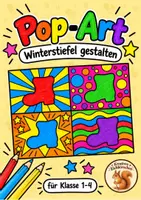 Vorschau - Stundenentwürfe - Materialpaket Kunstprojekt Winter/ Weihnachten für den Kunstunterricht - Deckblatt