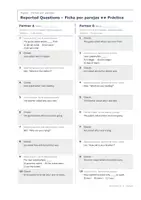 Vista previa - Hojas de trabajo - Reported Questions – Fichas por parejas de inglés 4º ESO - página 3