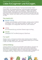 Vorschau - Arbeitsblätter - Satzgliedmonster Prüfung | Lernzielkontrolle Satzglieder - mit Lösung & Urkunde - Seite 2