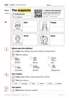 Vorschau - Arbeitsblätter - Englisch Hörverstehen Klasse 4: Hör-Krimi „The Missing Cookies“ mit Audio - Seite 3