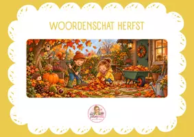 Voorbeeld - Spelletjes thema herfst - Voorblad