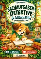 Vorschau - Arbeitsblätter - Sachaufgaben-Detektive – 3 Stufen - Deckblatt