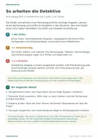 Vorschau - Arbeitsblätter - Sachaufgaben-Detektive – 3 Stufen - Seite 1