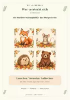 Vorschau - Spiele - Wer versteckt sich im Blätterhaufen? – Waldtier-Ratespiel für die Kita - Deckblatt