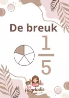 Voorbeeld - Juf Hageladie_ werkboek breuk 1/5 - Voorblad