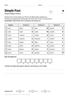Vorschau - Arbeitsblätter - Simple Past – Rätsel mit Lösungswort Englisch Kl. 5–6 - Seite 2