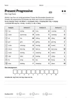 Vorschau - Arbeitsblätter - Present Progressive – Rätsel mit Lösungswort Englisch Kl. 5–6 - Seite 3