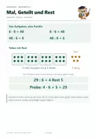 Vorschau - Arbeitsblätter - Einmaleins & Aufgabenfamilien · Mathematik 3-5 - Seite 3