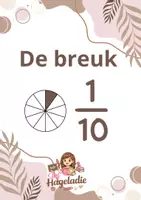 Voorbeeld - Juf Hageladie_ werkboek breuk 1/10 - Voorblad