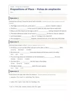 Vista previa - Hojas de trabajo - Fichas de ampliación (1 de 2) – Paquete de inglés 1º ESO - página 1