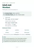 Vorschau - Fördermaterial/Inklusion - Indirekte Rede – Lernplakate mit den wichtigsten Regeln - Seite 1