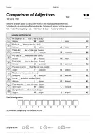 Vorschau - Arbeitsblätter - Steigerung der Adjektive Englisch – Rätsel mit Lösungswort Kl. 5–6 - Seite 3