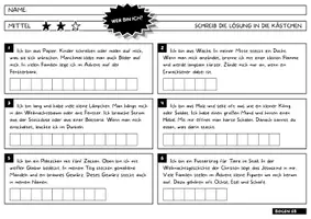 Vorschau - Arbeitsblätter - Weihnachtsrätsel Grundschule Klasse 2 3 4 | 18 Leserätsel „Wer bin ich?“ in drei Stufen & Rätsel-Bauplan | Lesen und Knobeln im Advent - Seite 2