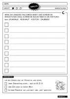 Vorschau - Arbeitsblätter - Halloween Gedicht schreiben Klasse 5 6 7 | Akrostichon, Elfchen & Rondell mit Stilmitteln | Gruselige Lyrik nach Bauplan inklusive Lösungen - Seite 3