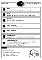 Vorschau - Arbeitsblätter - Laufdiktat Herbst Klasse 2 3 4 | Sechs Texte zu Kastanien, Drachen, Kürbissuppe & Igel mit Lernwörtern | Abschreibtexte und Partnerdiktat in drei Stufen - Seite 1