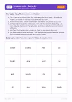 Vorschau - Arbeitsblätter - Irregular verbs – Spiele-Set (Klasse 6) - Seite 3
