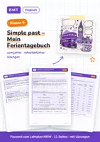 Vorschau - Arbeitsblätter - Simple past & irregular verbs Kl. 6 Paket - Seite 1