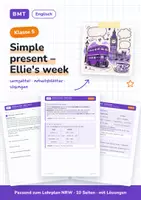 Vorschau - Arbeitsblätter - Simple present – Ellie's week (Klasse 5) - Deckblatt