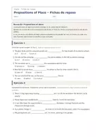 Vista previa - Hojas de trabajo - Fichas de repaso (1 de 2) – Paquete de inglés 1º ESO - página 1