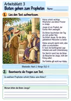 Vorschau - Arbeitsblätter - Hiskia betet um Hilfe | Religion Klasse 4 Arbeitsblätter | Evangelische Religionslehre | 10 Arbeitsblätter als PDF - Seite 3