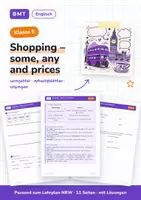 Vorschau - Arbeitsblätter - Let’s go shopping – Englisch Kl. 5 Paket - Seite 1