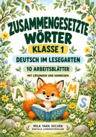 Vorschau - Arbeitsblätter - Zusammengesetzte Wörter Klasse 1 – Lesegarten | Deutsch Klasse 1 | 10 Arbeitsblätter als PDF - Deckblatt