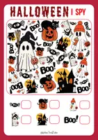 anteprima - Esercizi - Pacchetto Attività di Halloween: Memoria, Puzzle, I SPY, Caccia al Tesoro, Infanzia, Primaria, BES, CLIL - Pagina 1