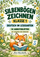 Vorschau - Arbeitsblätter - Silbenbögen zeichnen Klasse 1 – Tierfreunde | Deutsch Klasse 1 | 10 Arbeitsblätter als PDF - Deckblatt