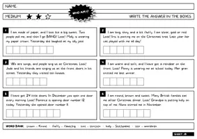 Vorschau - Arbeitsblätter - Weihnachten Englisch – Who am I Riddles / Leserätsel | 18 Rätsel zu Reindeer & Stocking differenziert | Klasse 3 4 5 - Seite 2