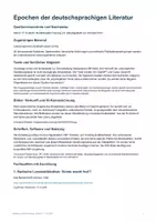 Vorschau - Interaktives Material - Epochen der deutschen Literatur – interaktiver Zeitstrahl - Seite 1
