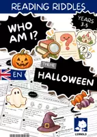 Vorschau - Arbeitsblätter - Halloween Englisch – Who am I Riddles / Leserätsel | 18 Rätsel zu Bat & Witch differenziert | Klasse 3 4 5 - Deckblatt