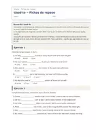 Vista previa - Hojas de trabajo - Fichas de repaso – Paquete de inglés 3º ESO - página 1