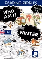 Vorschau - Arbeitsblätter - Winter Englisch – Who am I Riddles / Leserätsel | 18 Rätsel zu Polar Bear & Penguin differenziert | Klasse 3 4 5 - Deckblatt