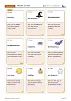 Vorschau - Spiele - Halloween Ich habe – wer hat? | Lesekette | 3 Stufen | LRS | Klasse 5–6 - Seite 1