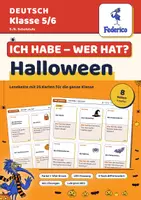 Vorschau - Spiele - Halloween Ich habe – wer hat? | Lesekette | 3 Stufen | LRS | Klasse 5–6 - Deckblatt