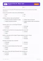 Vorschau - Arbeitsblätter - Regions of the UK – Bingo + Quiz Klasse 7 - Seite 2