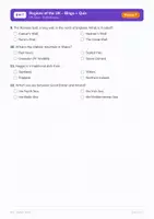 Vorschau - Arbeitsblätter - Regions of the UK – Bingo + Quiz Klasse 7 - Seite 3