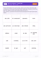 Vorschau - Arbeitsblätter - Sports vocabulary – Spiele-Set (Klasse 7) - Seite 3