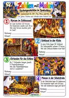 Vorschau - Arbeitsblätter - Zahlen mit Malen Halloween Im Spukschloss – Rechenbilder & Rechengeschichten Zahlenraum bis 100 - Seite 3